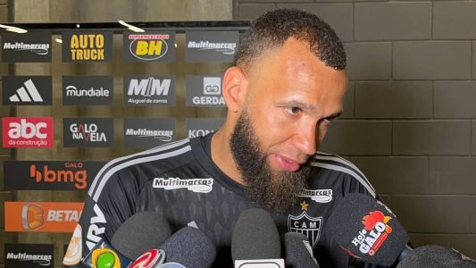 Everson, goleiro do Atlético, em entrevista após vitória sobre o Cuiabá