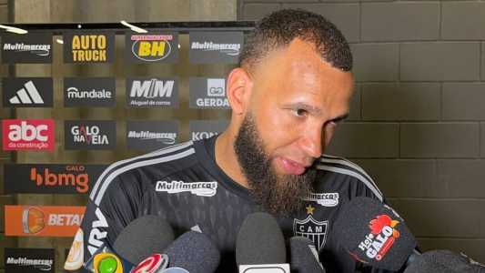Everson, goleiro do Atlético, em entrevista após vitória sobre o Cuiabá