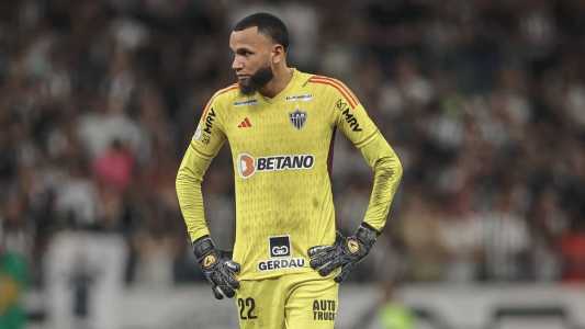 Everson, goleiro do Atlético, na derrota para o Vasco da Gama
