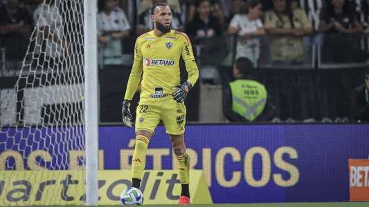 Everson tem 182 partidas disputadas pelo Atlético; ele chegou ao clube em setembro de 2020