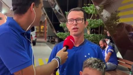 Everson, torcedor do Cruzeiro que viajou de Cacoal até Cuiabá