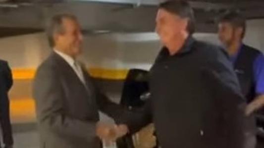 Ex-presidente Bolsonaro é recebido por Valdemar Costa Neto para evento do Partido Liberal