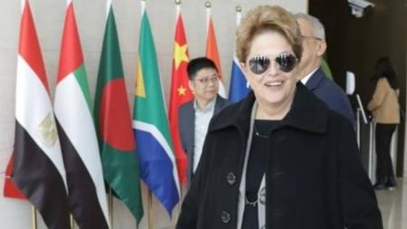 Ex-presidente Dilma Rousseff teve nesta terça-feira (28) seu primeiro dia à frente do bando dos Brics