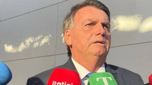 Ex-presidente Jair Bolsonaro (PL) falou à imprensa após prestar depoimento na sede da Polícia Federal (PF) em Brasília