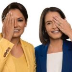 Michelle Bolsonaro e Amália Barros ironizam críticas sobre a ex-primeira dama ter colocado prótese ocular da deputada no bolso