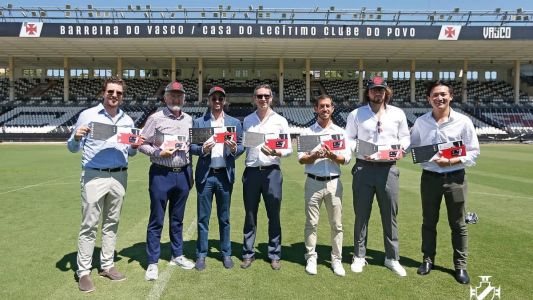 Executivos da 777 Partners em São Januário