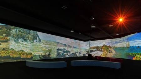 Exposição com obras digitalizadas do pintor Claude Monet está em Belo Horizonte
