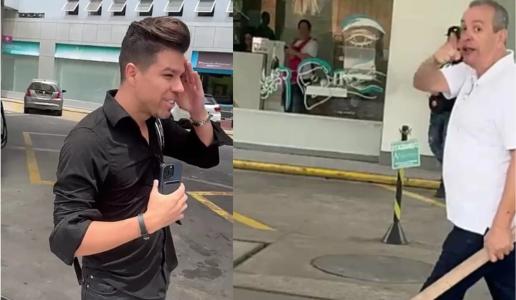 Foto mostra envolvidos na confusão