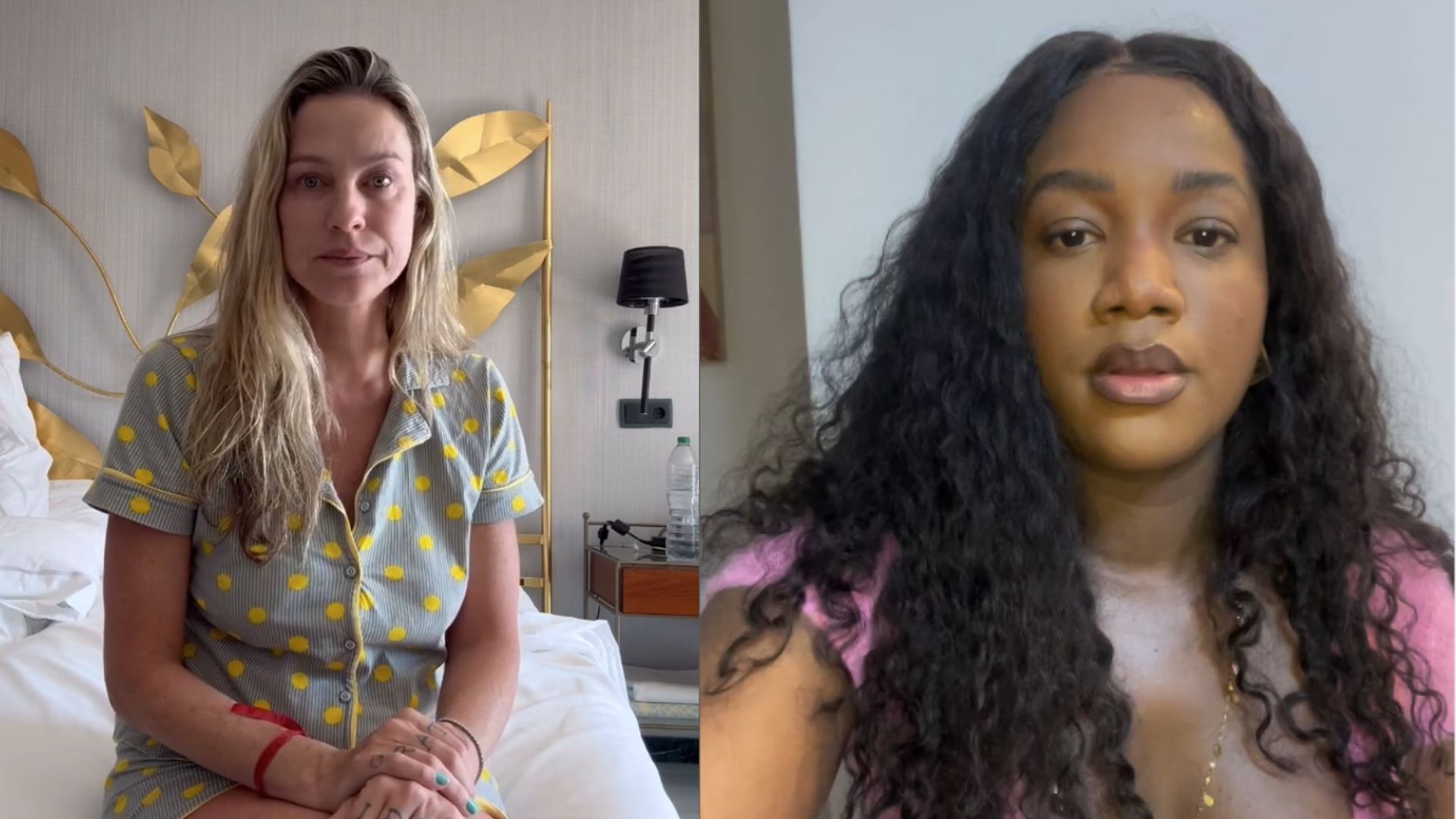Luana Piovani chora em apoio a Iza e faz revelação sobre seu namoro