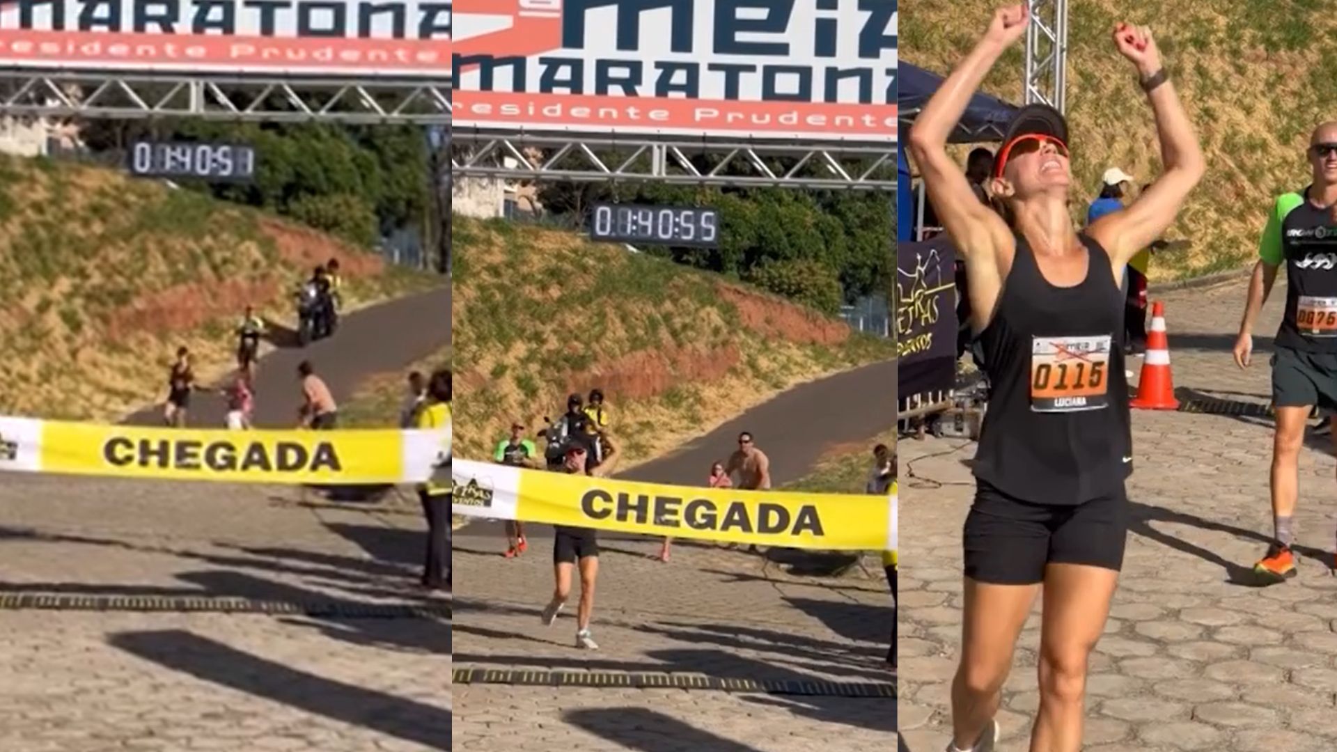 Maratonista que quase perdeu corrida por conta do marido e filhas defende família: ‘Combinamos antes’