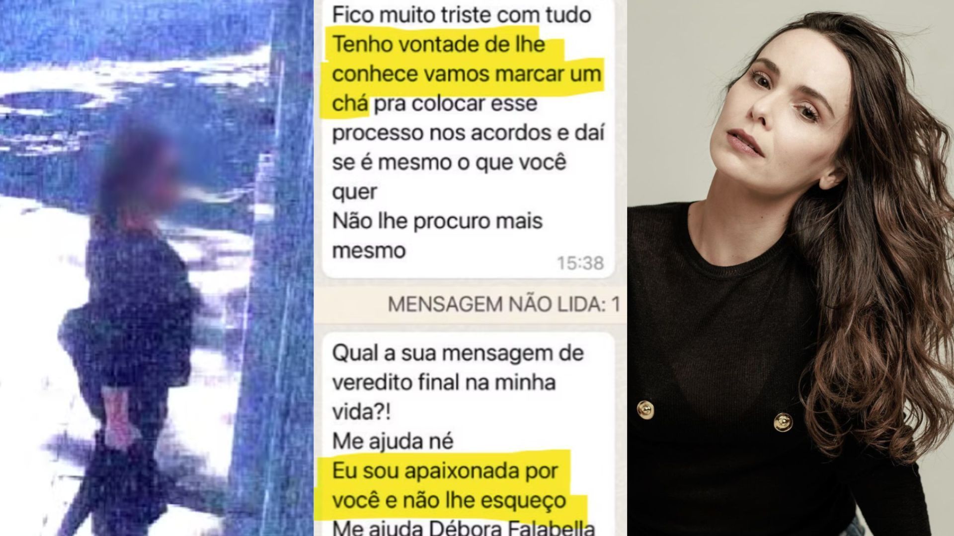 Justiça toma decisão sobre mulher que persegue Débora Falabella há dez anos