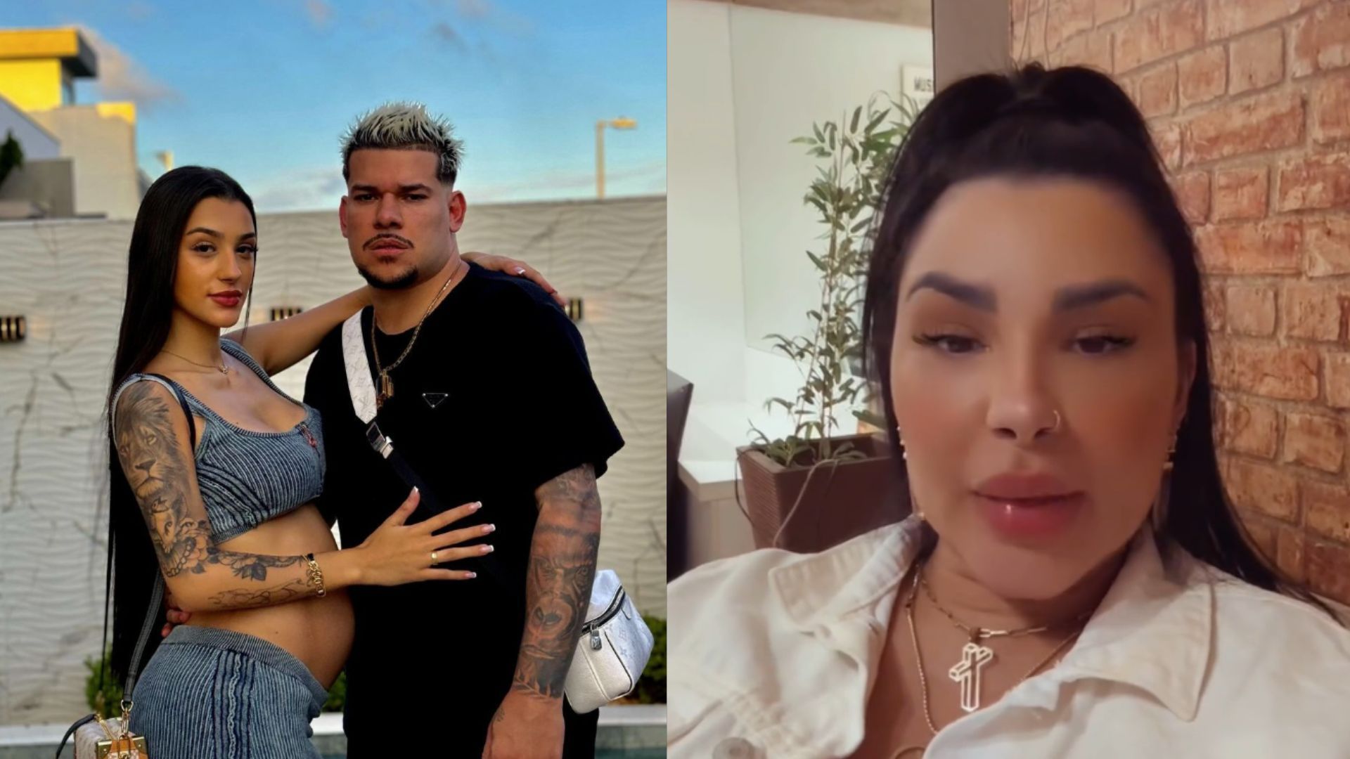 Ex-Fazenda Jenny Miranda chama a polícia para o marido da filha e casal anuncia término