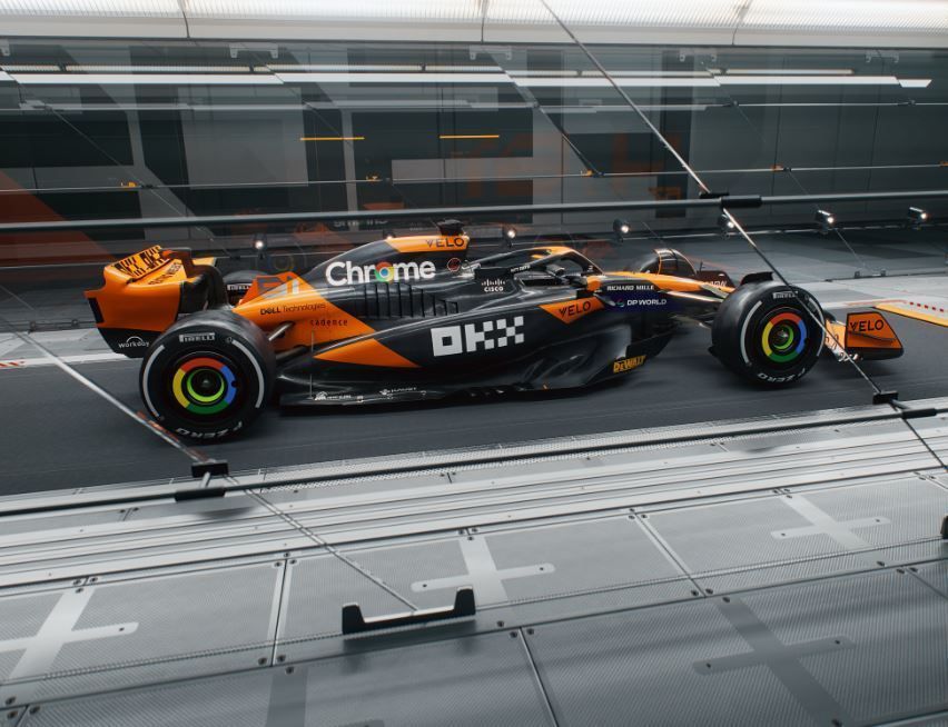 McLaren revela nova pintura para temporada 2024 da Fórmula 1