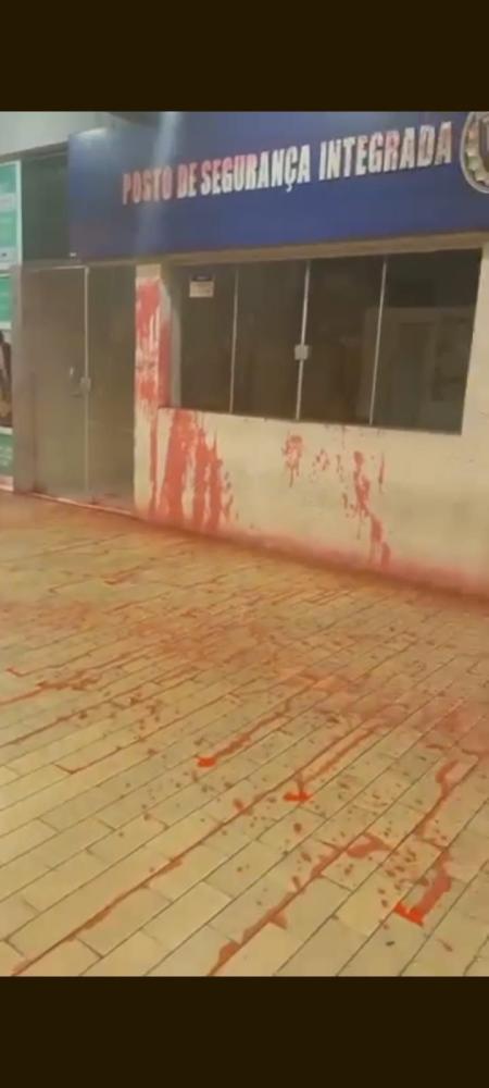 Em nota, Corporação informou que investiga o ato de vandalismo contra patrimônio público, e autores serão punidos