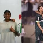 Patrick, acertado com o Atlético, recebe homenagem de companheiro do Palmeiras