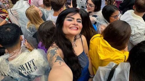 Fã de Taylor Swift, Lorena Severino conseguiu as fotos que tirou no show