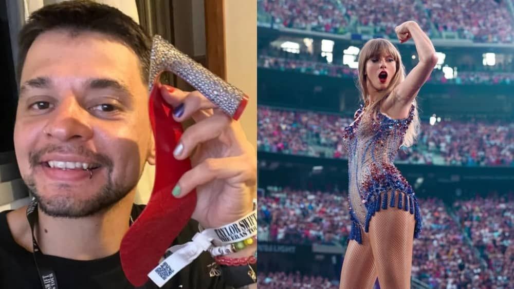 Fã que 'ganhou' salto de Taylor Swift usa fama para divulgar campanha de doações para prima com câncer