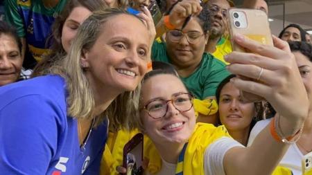 Fabi Alvim, bicampeã olímpica e atualmente comentarista do SporTV