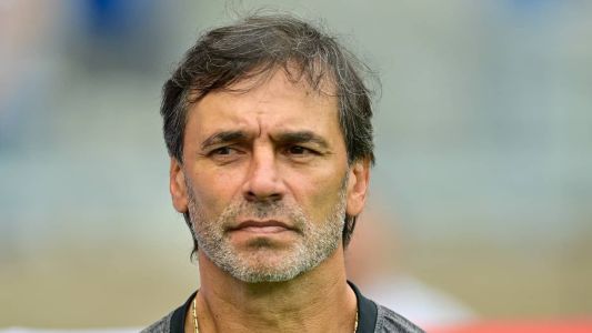 Fabián Bustos durante partida pelo América