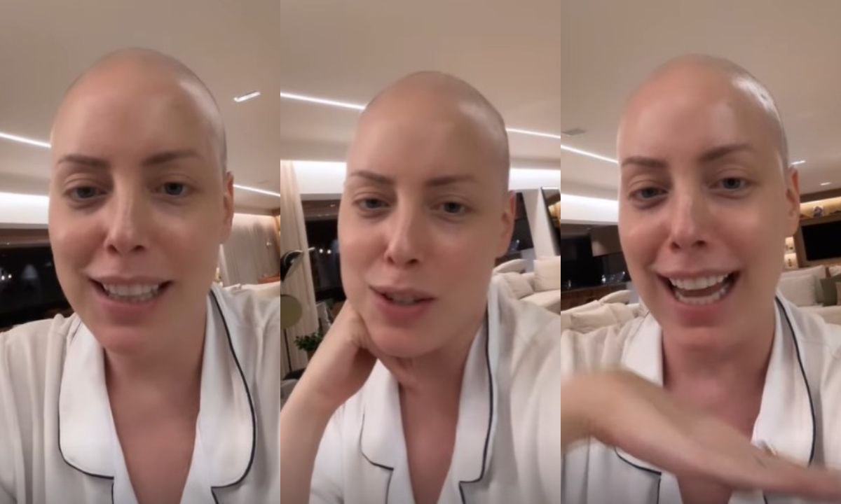 Fabiana Justus comemora crescimento do cabelo após câncer