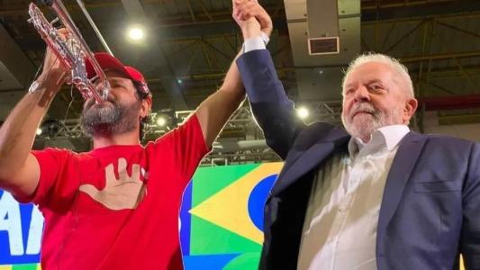 Fabiano Leitão e o presidente Luiz Inácio Lula da Silva