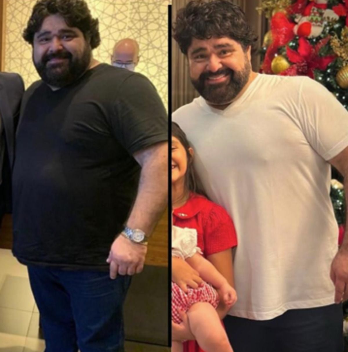Fabiano Menotti compartilha evolução no processo de emagrecimento e surpreende com antes e depois