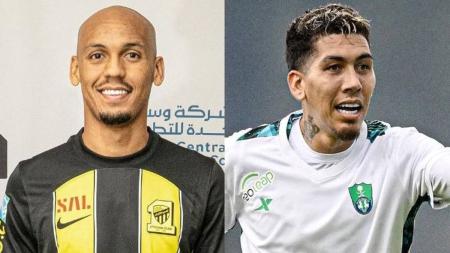 Fabinho (Al-Ittihad) e Roberto Firmino (Al-Ahli) chegaram à Arábia Saudita nesta temporada