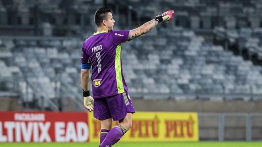 Fábio ainda era atleta do Cruzeiro em período pandêmico