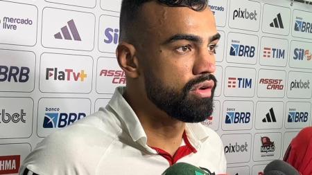 Fabrício Bruno após a vitória e classificação do Flamengo na opa do Brasil
