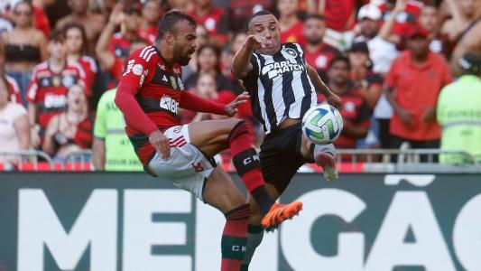 Fabrício Bruno, do Flamengo, e Marçal, do Botafogo, estarão em campo neste sábado, pelo Brasileirão