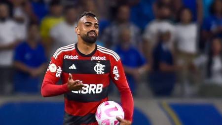 Fabrício Bruno durante a partida entre Flamengo e Cruzeiro, no Mineirão