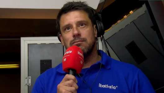 Fabrício durante jornada esporte da Itatiaia no Mineirão em 2025