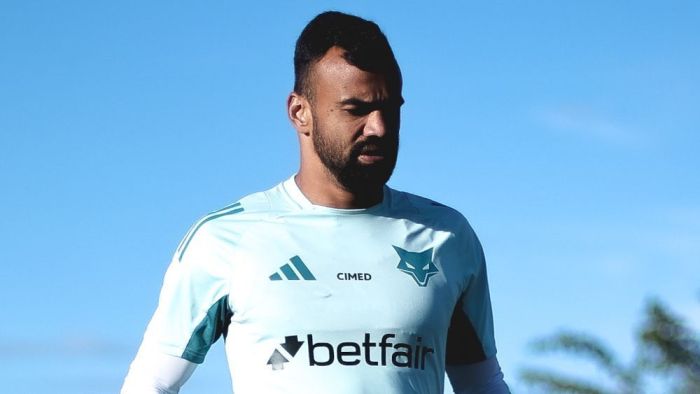 Fabrício Bruno em treino pelo Cruzeiro em 5 de março de 2025