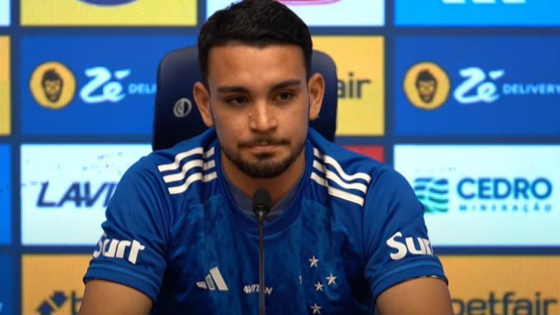 Reforço do Cruzeiro, Peralta exalta elenco celeste e faz projeção para temporada