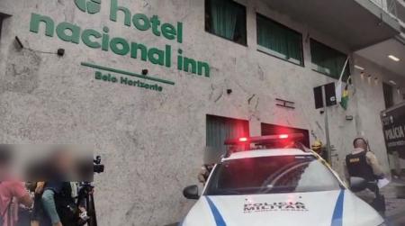 Fachada do hotel de onde Ester atirou a filha e depois se jogou