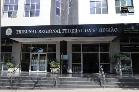 Fachada do TRF6, em Belo Horizonte