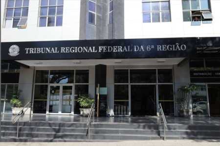 Fachada do TRF6, em Belo Horizonte