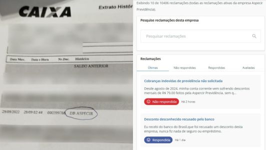 Família de aposentada denuncia empresas Aspecir e Sudacred por cobranças ilegais e diz que operações sumiram do extrato do INSS.