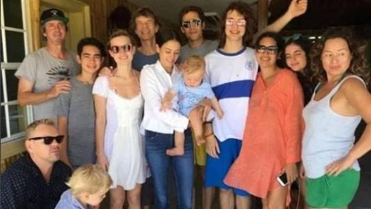 Família de Mick Jagger, astro do Rolling Stones