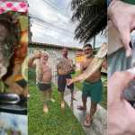 Família mineira pesca peixe com 'dentes humanos' e viraliza: 'aquele dentão para fora'