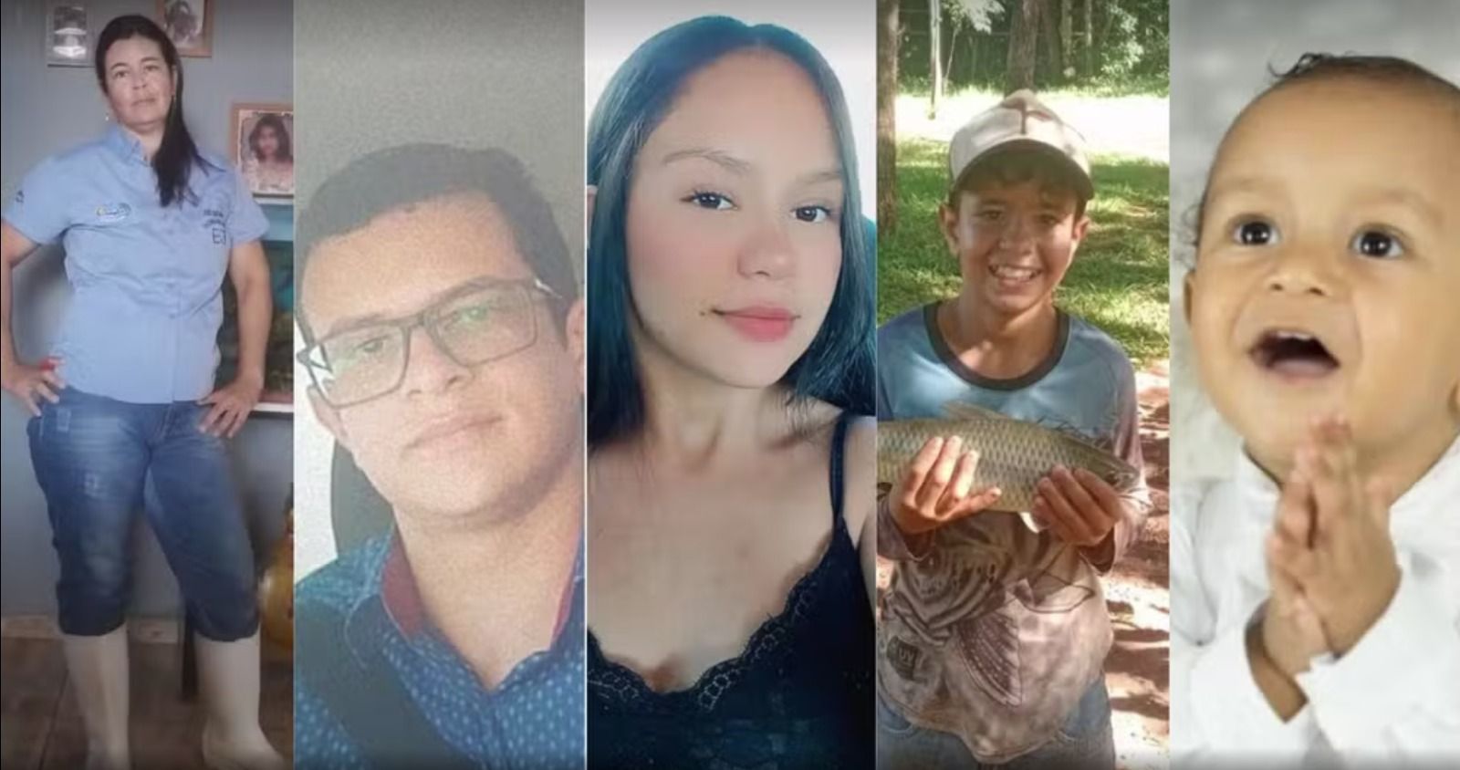 Saiba quem são os cinco parentes que morreram em acidente na MGC-452