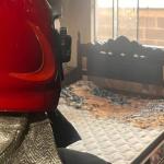 Idoso com câncer morre após tentar acender cigarro e cama pegar fogo em Barbacena