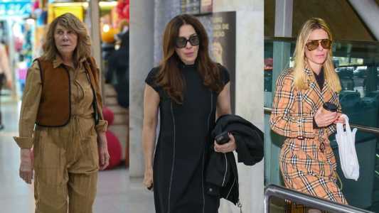 Sorrah, Raia e Dieckmmann foram vistas em aeroportos