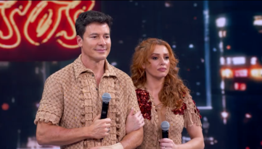 Rodrigo Faro e Larissa Parison no Dança dos Famosos