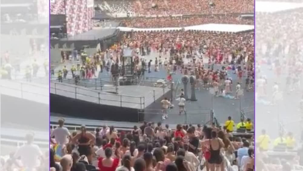 Veja o momento em que fãs de Taylor Swift foram avisados sobre adiamento de show no Rio