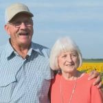 Idoso planta 1,2 milhão de girassóis para comemorar 50 anos de casamento