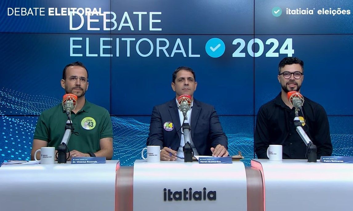 Debate na Itatiaia: candidatos apresentam propostas para saúde, mobilidade e saneamento básico