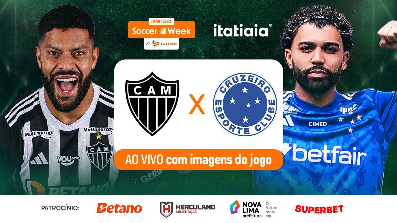 Atlético x Cruzeiro: Itatiaia transmitirá clássico, com imagens, direto dos EUA