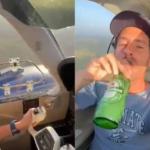 Vídeo mostra criança que morreu em acidente aéreo pilotando avião