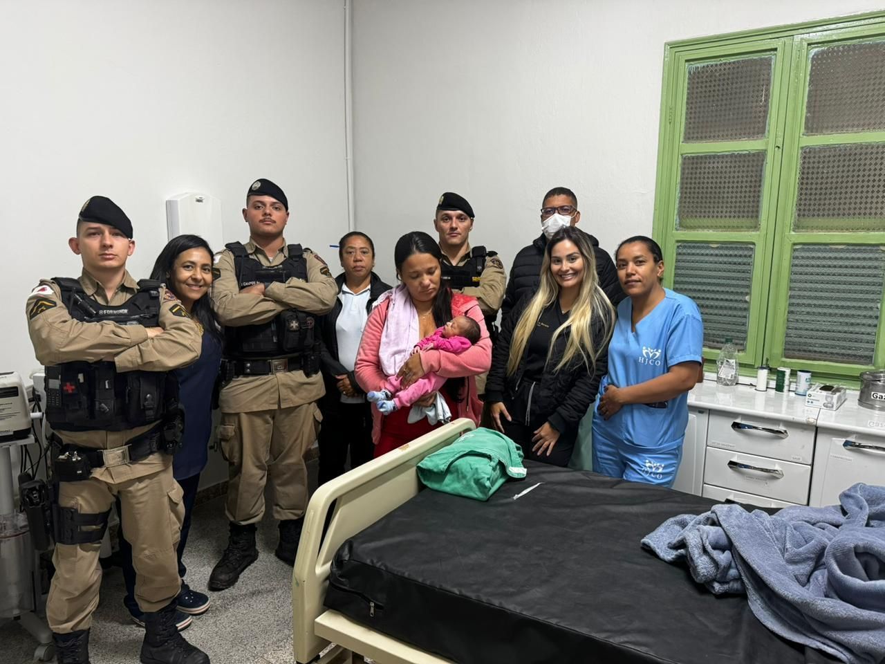 Policiais militares salvam bebê engasgada em Rio Vermelho, no Vale do Jequitinhonha